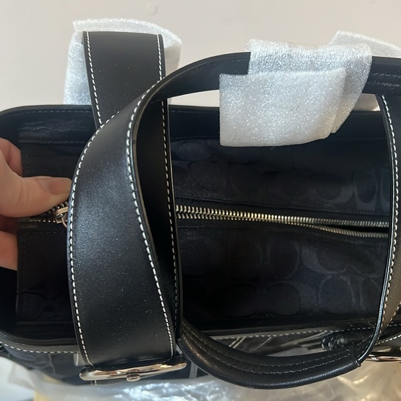 COACH SIGNATURE TOTE BRAND NEW AUTHENTIC 11x12 - Picture 6 of 13